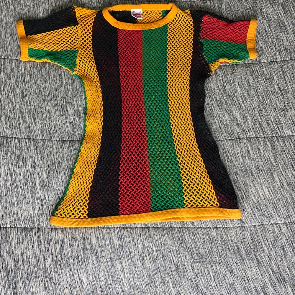 SPI Crystal Knitwear String Mesh T-Shirt